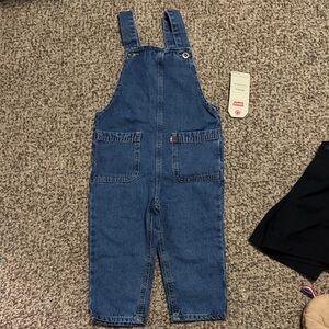 Kids Blue Denim Overalls